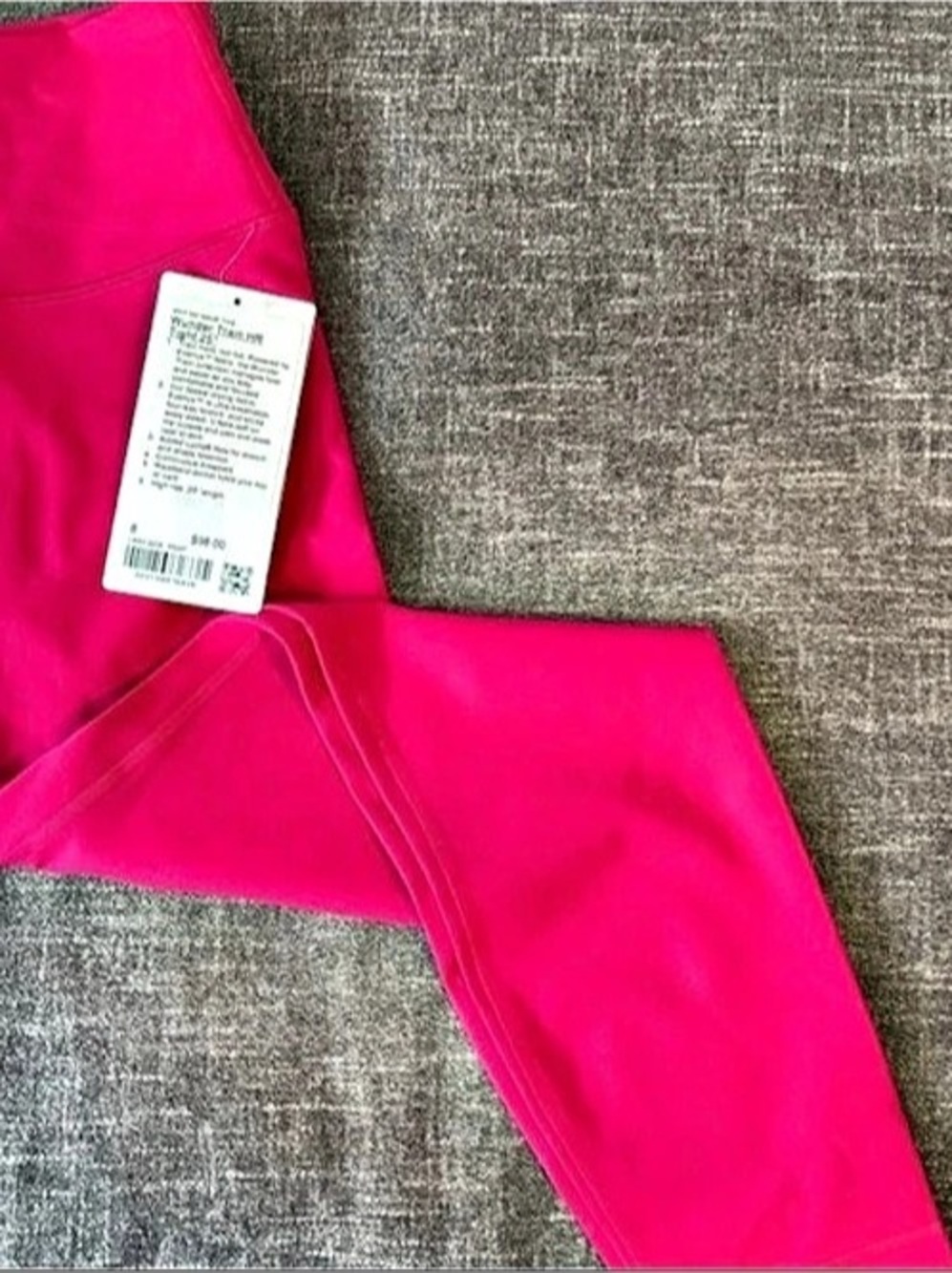 lululemon Wunder Train HR Tight 25" Leggings in Pink Size 8 NWT